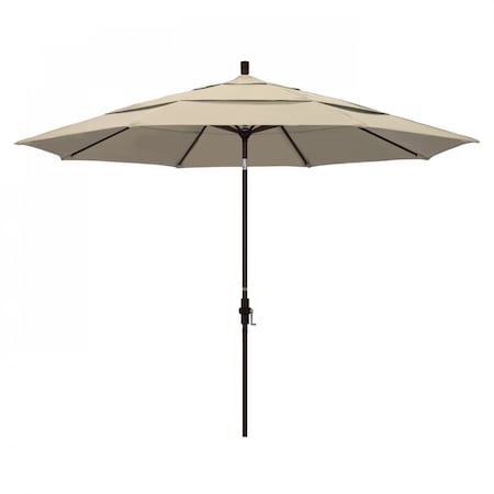 California Umbrella Patio Umbrella, Octagon, 110.5" H, Sunbrella Fabric, Antique Beige 194061013755