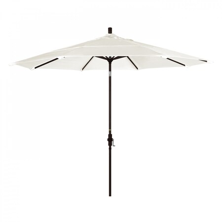 California Umbrella Patio Umbrella, Octagon, 110.5" H, Sunbrella Fabric, Canvas 194061013823
