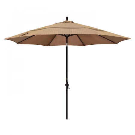 California Umbrella Patio Umbrella, Octagon, 110.5" H, Olefin Fabric, Terrace Sequoia 194061014158