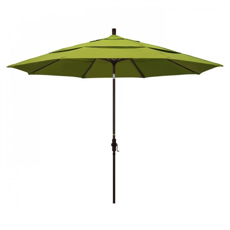 California Umbrella Patio Umbrella, Octagon, 110.5" H, Pacifica Fabric, Ginkgo 194061014226