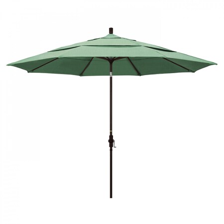 California Umbrella Patio Umbrella, Octagon, 110.5" H, Pacifica Fabric, Spa 194061014233