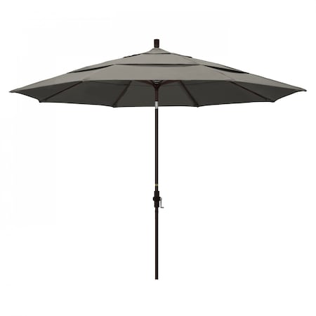 California Umbrella Patio Umbrella, Octagon, 110.5" H, Pacifica Fabric, Taupe 194061014363