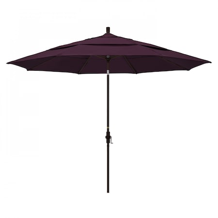 California Umbrella Patio Umbrella, Octagon, 110.5" H, Pacifica Fabric, Purple 194061014370