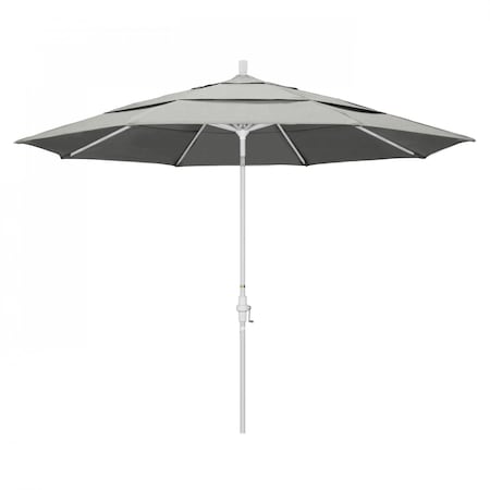 California Umbrella Patio Umbrella, Octagon, 110.5" H, Sunbrella Fabric, Granite 194061014455
