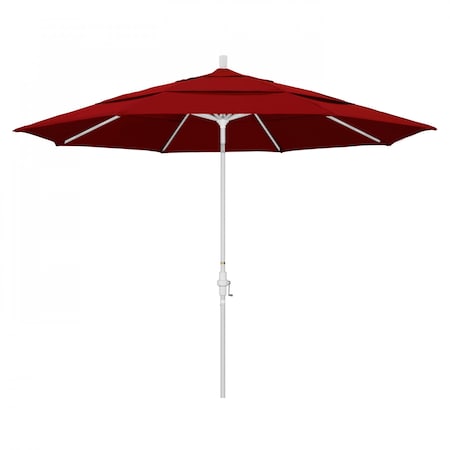 California Umbrella Patio Umbrella, Octagon, 110.5" H, Sunbrella Fabric, Jockey Red 194061014462