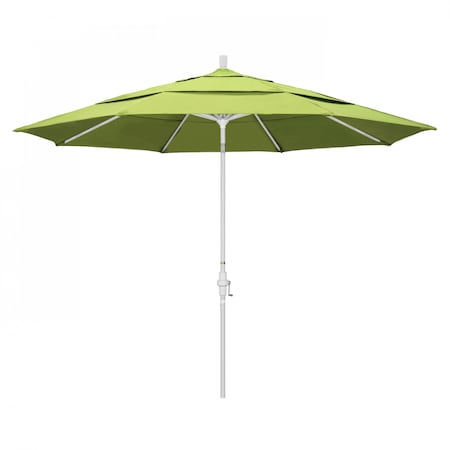 California Umbrella Patio Umbrella, Octagon, 110.5" H, Sunbrella Fabric, Parrot 194061014493