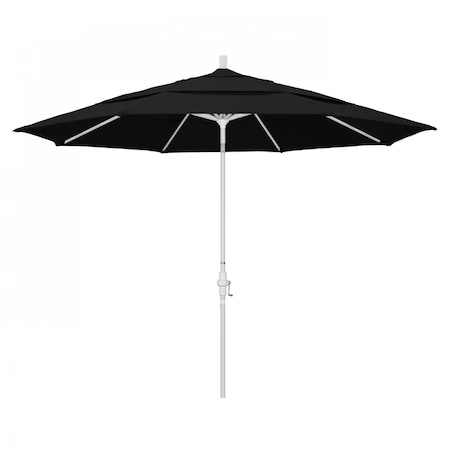 California Umbrella Patio Umbrella, Octagon, 110.5" H, Sunbrella Fabric, Black 194061014523
