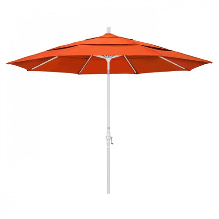 California Umbrella Patio Umbrella, Octagon, 110.5" H, Sunbrella Fabric, Melon 194061014561