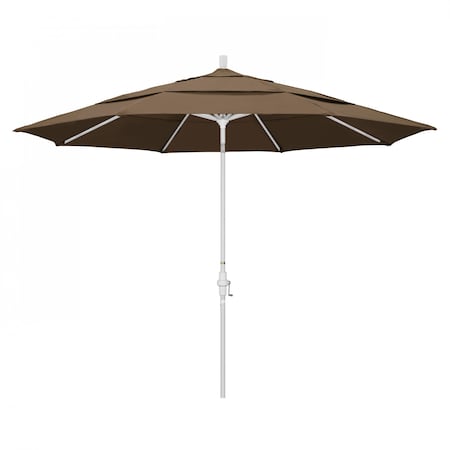 California Umbrella Patio Umbrella, Octagon, 110.5" H, Sunbrella Fabric, Cocoa 194061014608