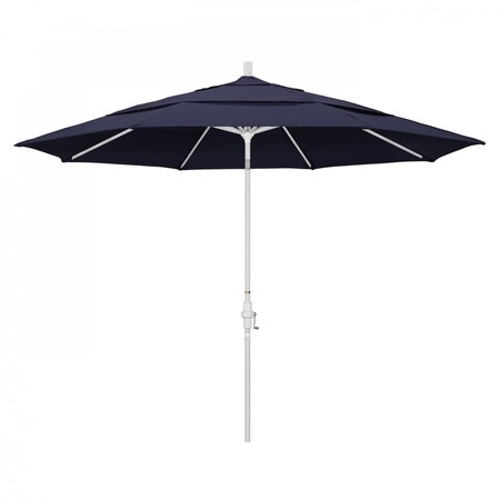 California Umbrella Patio Umbrella, Octagon, 110.5" H, Sunbrella Fabric, Navy 194061014639