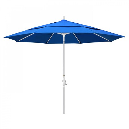 CALIFORNIA UMBRELLA Patio Umbrella, Octagon, 110.5" H, Olefin Fabric, Royal Blue 194061014820