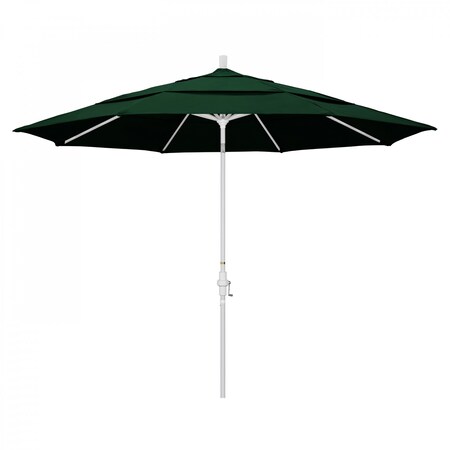 California Umbrella Patio Umbrella, Octagon, 110.5" H, Olefin Fabric, Hunter Green 194061014844