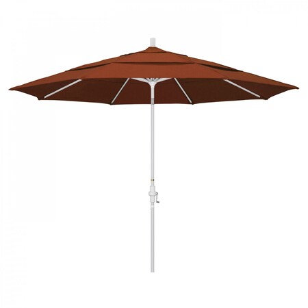 California Umbrella Patio Umbrella, Octagon, 110.5" H, Olefin Fabric, Terracotta 194061014943