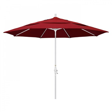 California Umbrella Patio Umbrella, Octagon, 110.5" H, Pacifica Fabric, Red 194061015032