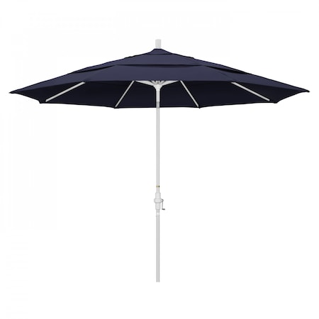California Umbrella Patio Umbrella, Octagon, 110.5" H, Pacifica Fabric, Navy Blue 194061015148