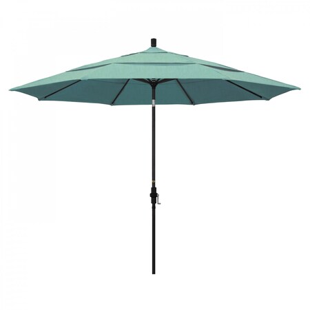 California Umbrella Patio Umbrella, Octagon, 110.5" H, Sunbrella Fabric, Spectrum Mist 194061015223
