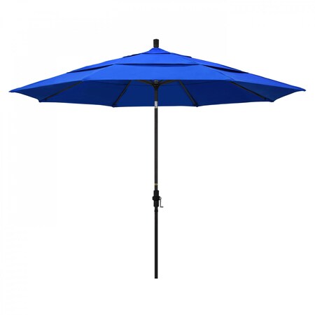 California Umbrella Patio Umbrella, Octagon, 110.5" H, Sunbrella Fabric, Pacific Blue 194061015285