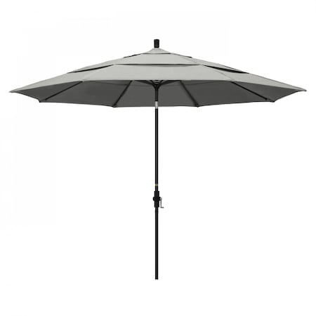 California Umbrella Patio Umbrella, Octagon, 110.5" H, Sunbrella Fabric, Granite 194061015292
