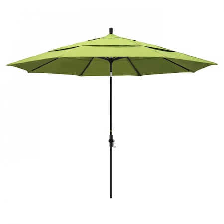 California Umbrella Patio Umbrella, Octagon, 110.5" H, Sunbrella Fabric, Parrot 194061015339