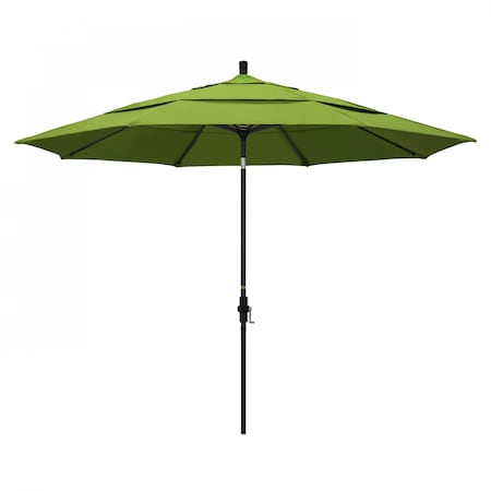 California Umbrella Patio Umbrella, Octagon, 110.5" H, Sunbrella Fabric, Macaw 194061015452
