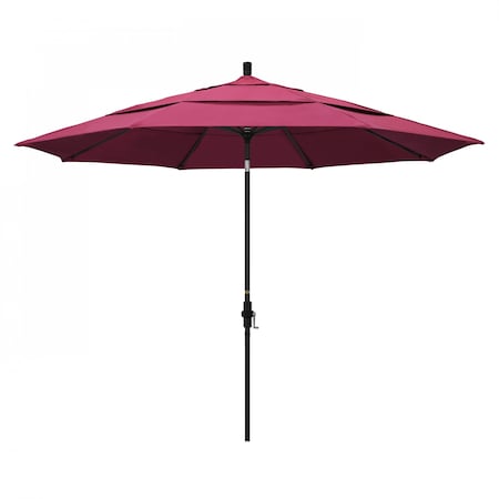 California Umbrella Patio Umbrella, Octagon, 110.5" H, Sunbrella Fabric, Hot Pink 194061015537