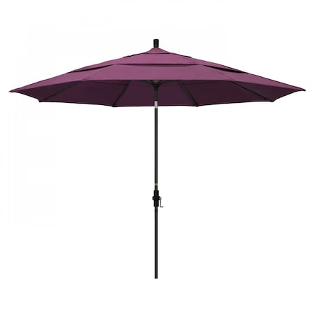 California Umbrella Patio Umbrella, Octagon, 110.5" H, Sunbrella Fabric, Iris 194061015643