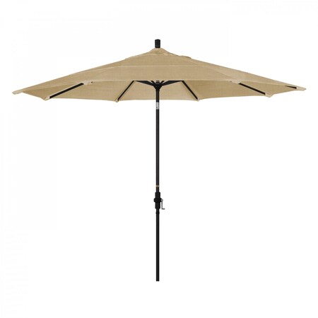 California Umbrella Patio Umbrella, Octagon, 110.5" H, Sunbrella Fabric, Linen Sesame 194061015650
