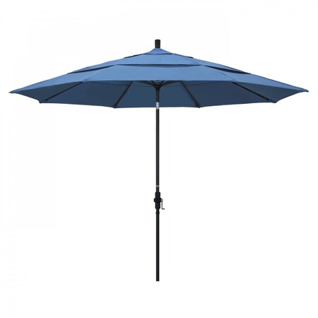 California Umbrella Patio Umbrella, Octagon, 110.5" H, Olefin Fabric, Frost Blue 194061015735