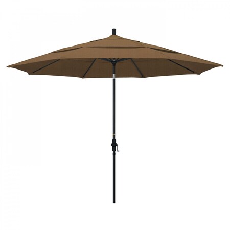 California Umbrella Patio Umbrella, Octagon, 110.5" H, Olefin Fabric, Woven Sesame 194061015810