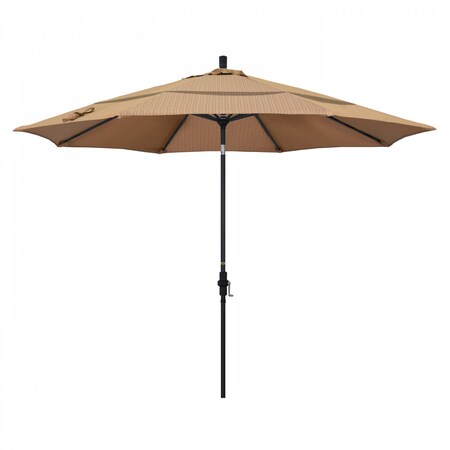 California Umbrella Patio Umbrella, Octagon, 110.5" H, Olefin Fabric, Terrace Sequoia 194061015834