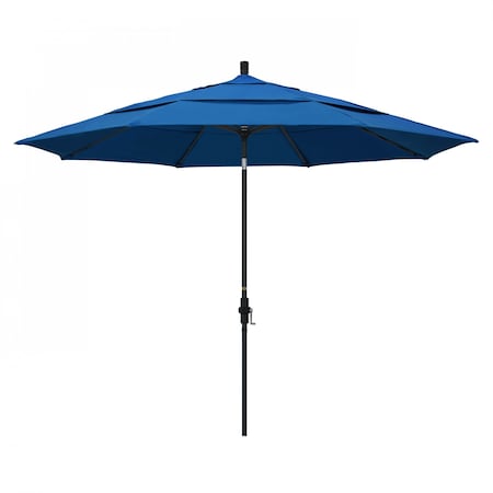 California Umbrella Patio Umbrella, Octagon, 110.5" H, Pacifica Fabric, Pacific Blue 194061015865