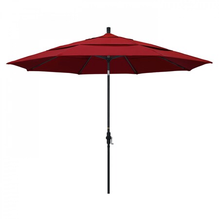 California Umbrella Patio Umbrella, Octagon, 110.5" H, Pacifica Fabric, Red 194061015872