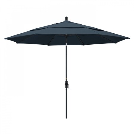 California Umbrella Patio Umbrella, Octagon, 110.5" H, Pacifica Fabric, Sapphire 194061016015