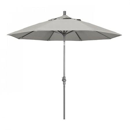 California Umbrella Patio Umbrella, Octagon, 102.38" H, Sunbrella Fabric, Granite 194061016138