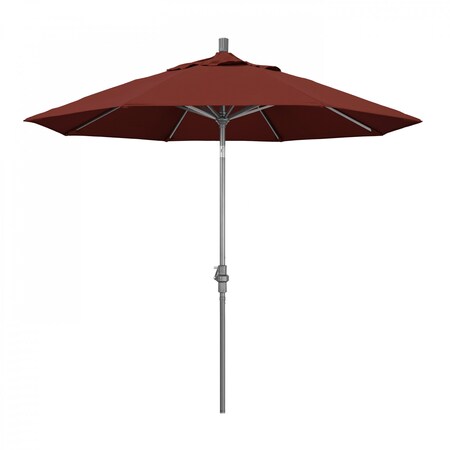 California Umbrella Patio Umbrella, Octagon, 102.38" H, Sunbrella Fabric, Henna 194061016190