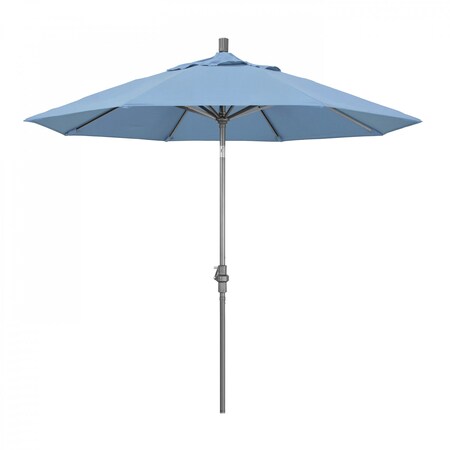 March Patio Umbrella, Octagon, 102.38" H, Sunbrella Fabric, Air Blue GSCU908010-5410