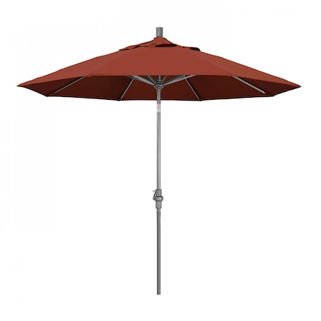 California Umbrella Patio Umbrella, Octagon, 102.38" H, Sunbrella Fabric, Terracotta 194061016329