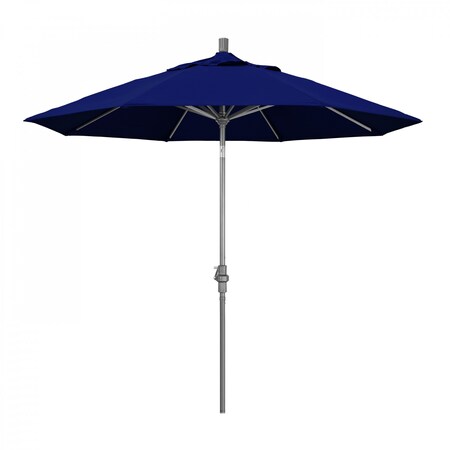 California Umbrella Patio Umbrella, Octagon, 102.38" H, Sunbrella Fabric, True Blue 194061016411