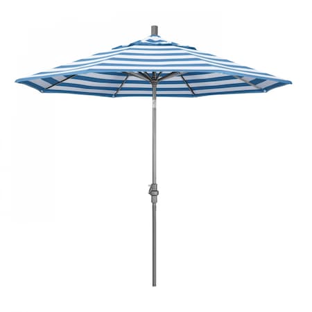 California Umbrella Patio Umbrella, Octagon, 102.38" H, Sunbrella Fabric, Cabana Regatta 194061016497