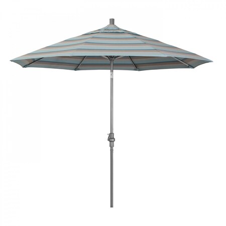 California Umbrella Patio Umbrella, Octagon, 102.38" H, Sunbrella Fabric, Gateway Mist 194061016527