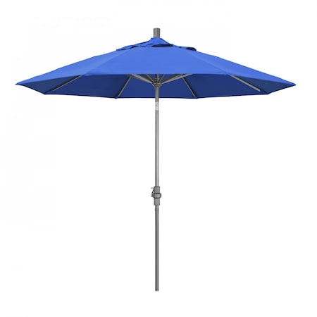 California Umbrella Patio Umbrella, Octagon, 102.38" H, Olefin Fabric, Royal Blue 194061016541