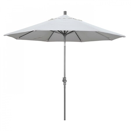 California Umbrella Patio Umbrella, Octagon, 102.38" H, Olefin Fabric, White 194061016558