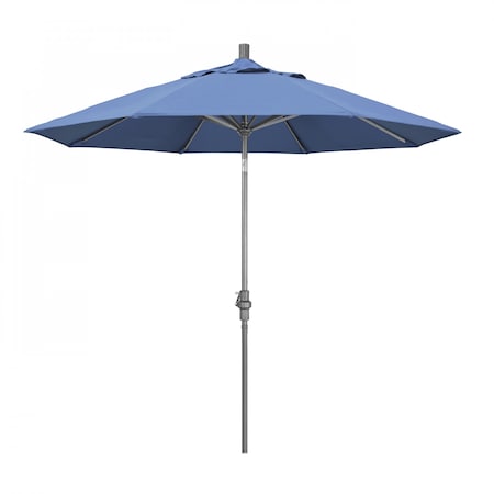 California Umbrella Patio Umbrella, Octagon, 102.38" H, Olefin Fabric, Frost Blue 194061016619