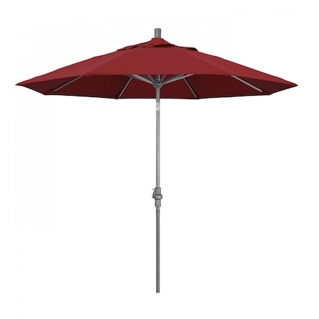 California Umbrella Patio Umbrella, Octagon, 102.38" H, Pacifica Fabric, Red 194061016770