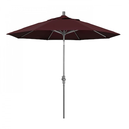 California Umbrella Patio Umbrella, Octagon, 102.38" H, Pacifica Fabric, Burgundy 194061016879