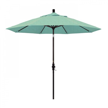 California Umbrella Patio Umbrella, Octagon, 102.38" H, Sunbrella Fabric, Spectrum Mist 194061016961