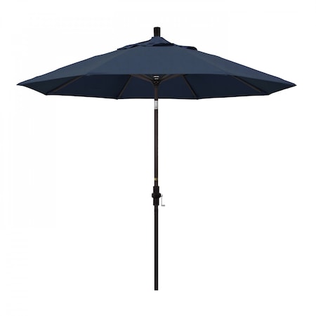California Umbrella Patio Umbrella, Octagon, 102.38" H, Sunbrella Fabric, Spectrum Indigo 194061016992