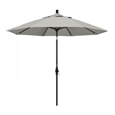 California Umbrella Patio Umbrella, Octagon, 102.38" H, Sunbrella Fabric, Granite 194061017036