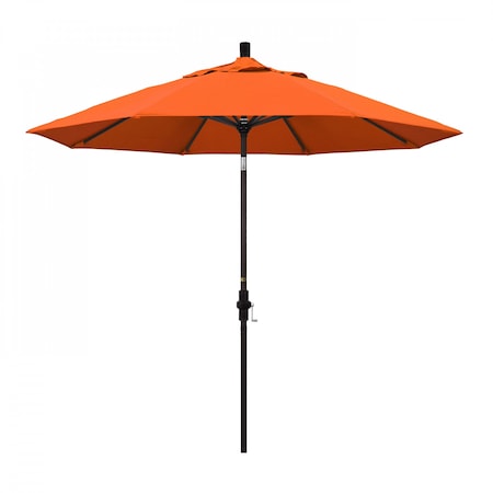 California Umbrella Patio Umbrella, Octagon, 102.38" H, Sunbrella Fabric, Melon 194061017142