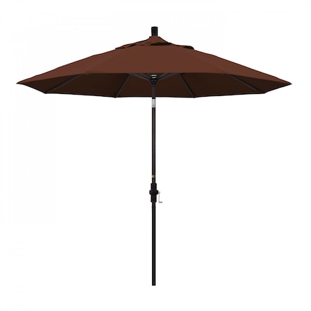 California Umbrella Patio Umbrella, Octagon, 102.38" H, Sunbrella Fabric, Bay Brown 194061017203